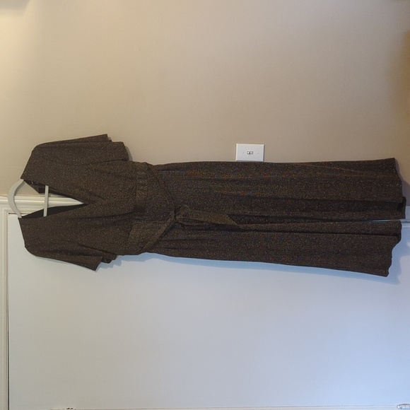 Torrid Black and Gold size 0X jumpsuit - Picture 1 of 12